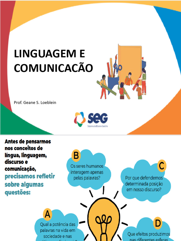 Linguagem e Comunicação | PDF