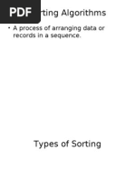 Sorting Algorithms