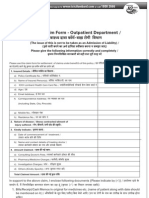 OPD Form Ihealthcare