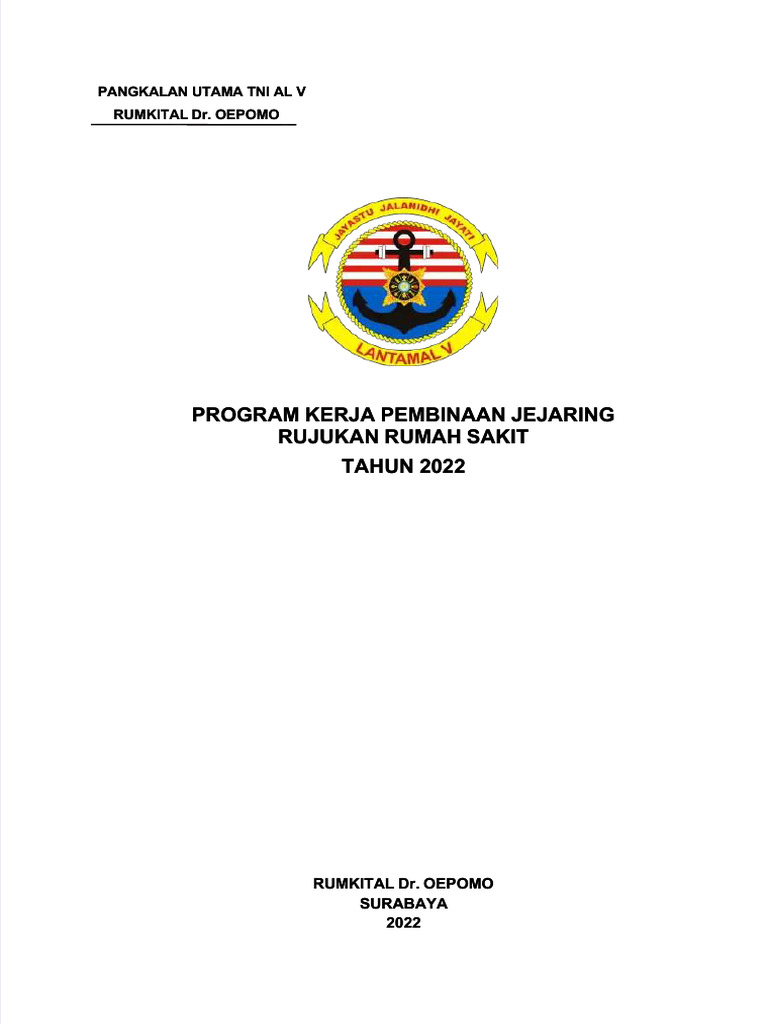 Program Kerja Pembinaan Jejaring Rujukan | PDF