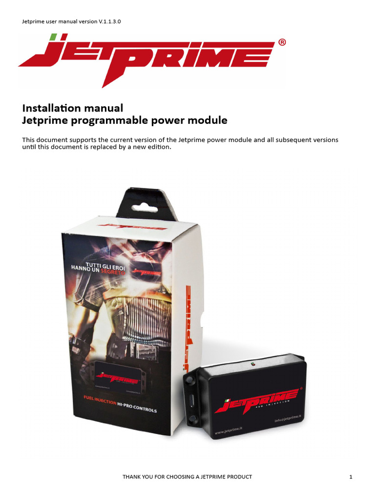 Jetprime Software User Manual | PDF