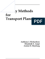 Survey Methods for Transport Planning
