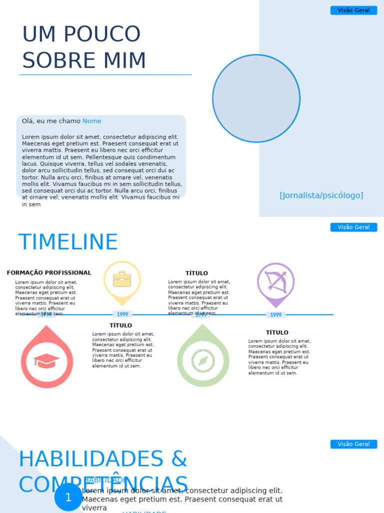 Apresentacao Pessoal Template | PDF