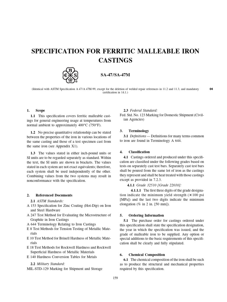 Asme Iia A047 | PDF