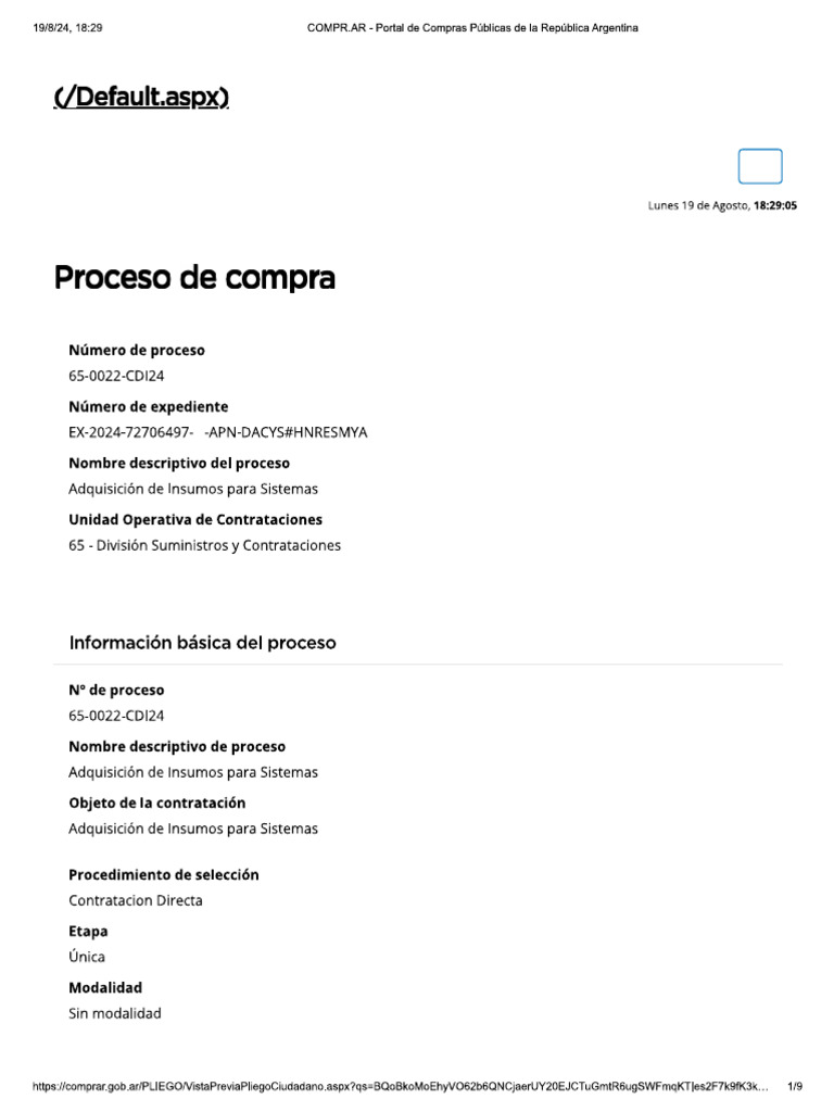 Proceso de Compra | PDF