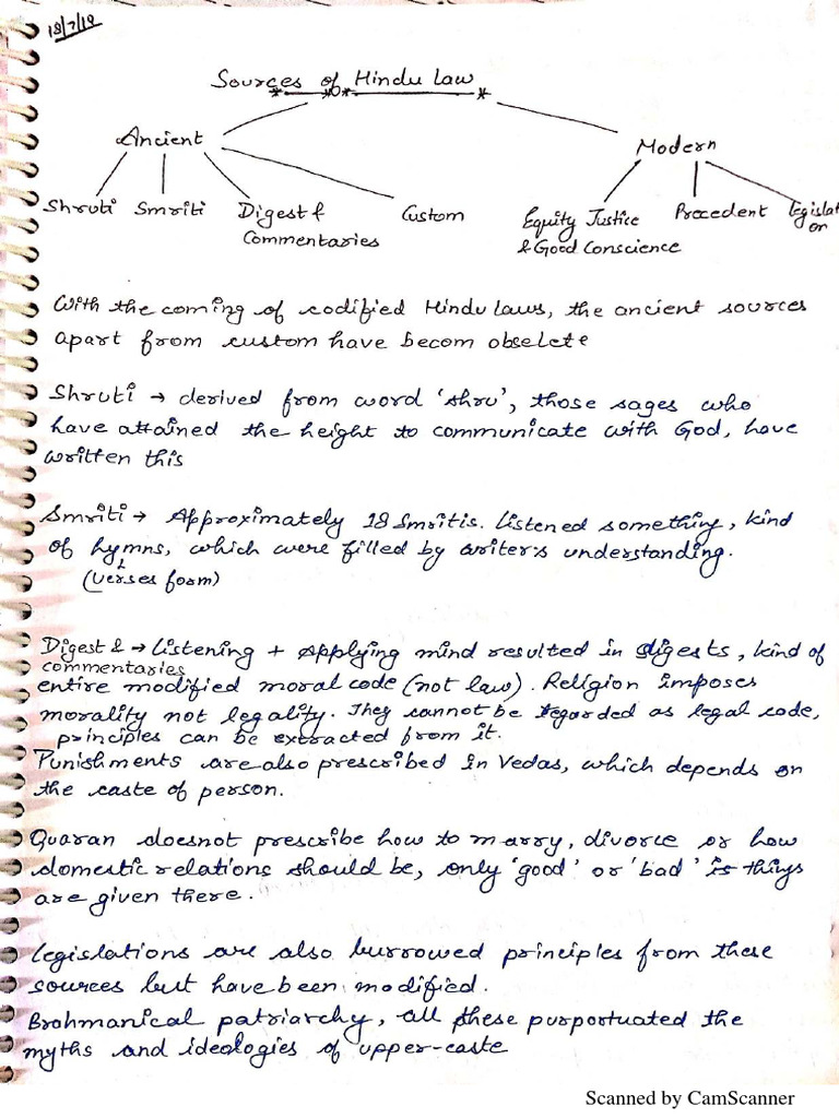 Family Law Notes Sem 3 | PDF
