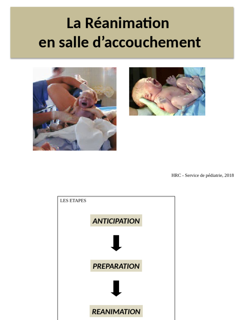 2018-Cours Rea Neonat (Aigle) | PDF