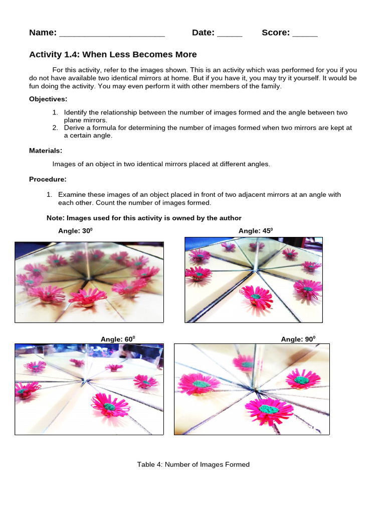Mirror&Number of Images | PDF