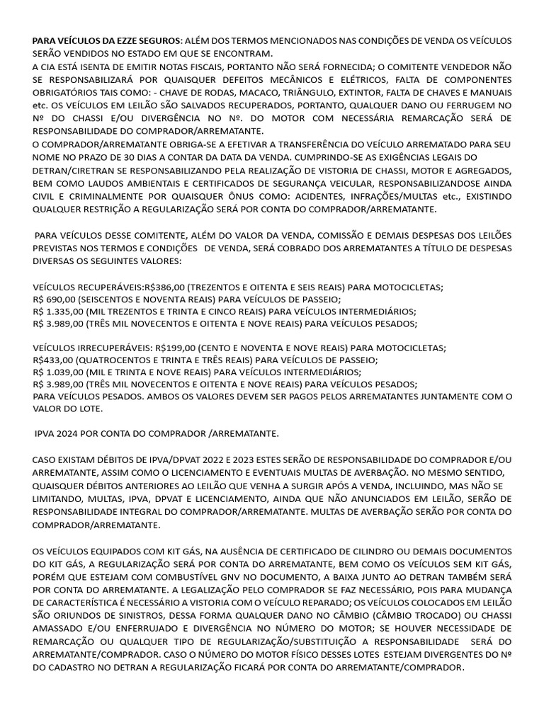 Condições Específicas-D4 | PDF