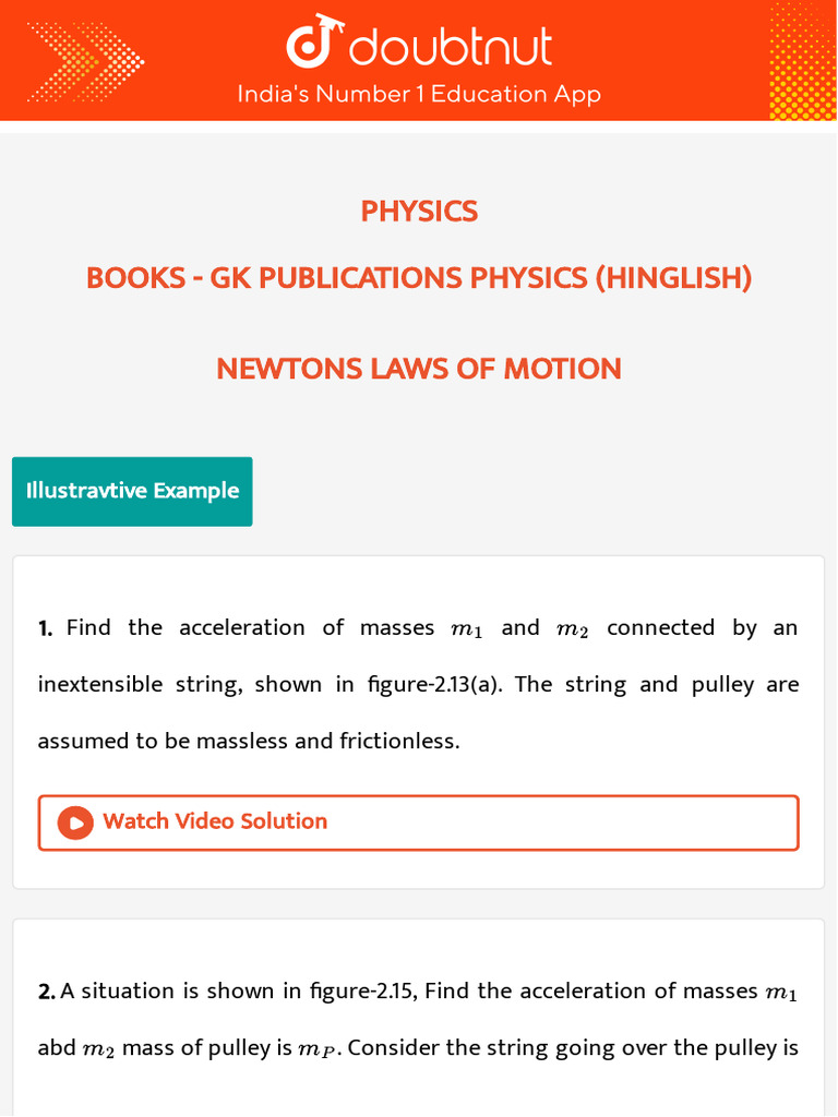 Books Doubtnut Question Bank | PDF