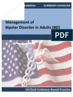 Management of Bipolar Disorder in Adult