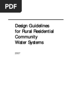 Ontario Drinking Water Design Guidelines | PDF | Drinking Water