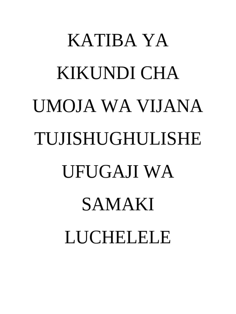 Katiba New | PDF