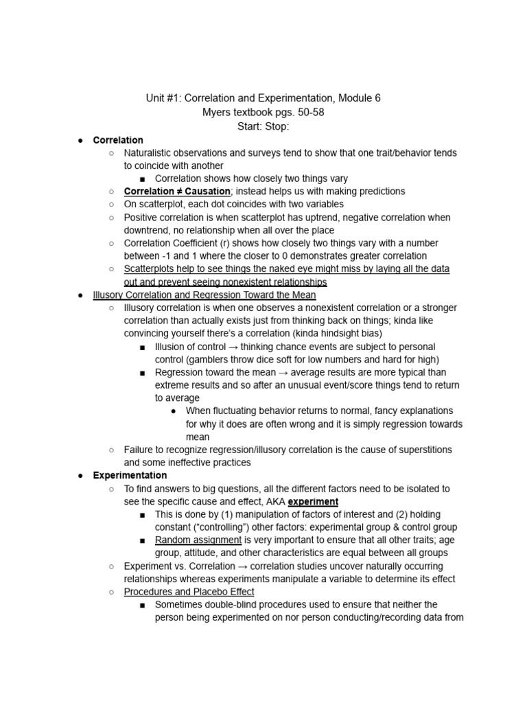 Mod 6 Notes | PDF