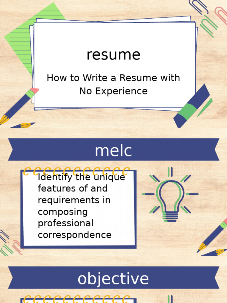 content writer resume with no experience