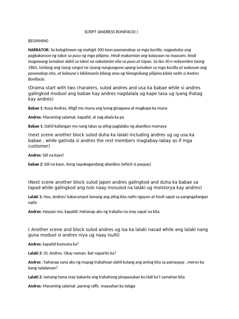 Script For Art App Play | PDF