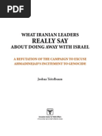 Download What Iranian Leaders Really Say About Doing Away With Israel by Jerusalem Center for Public Affairs SN7632012 doc pdf