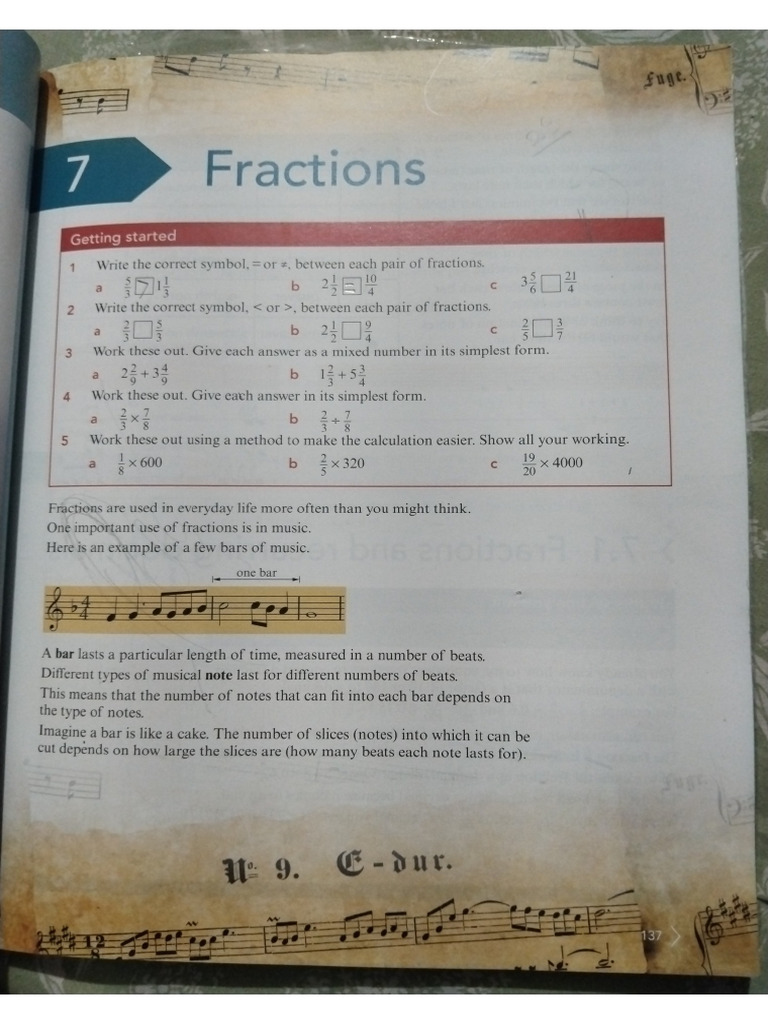 Fractions | PDF