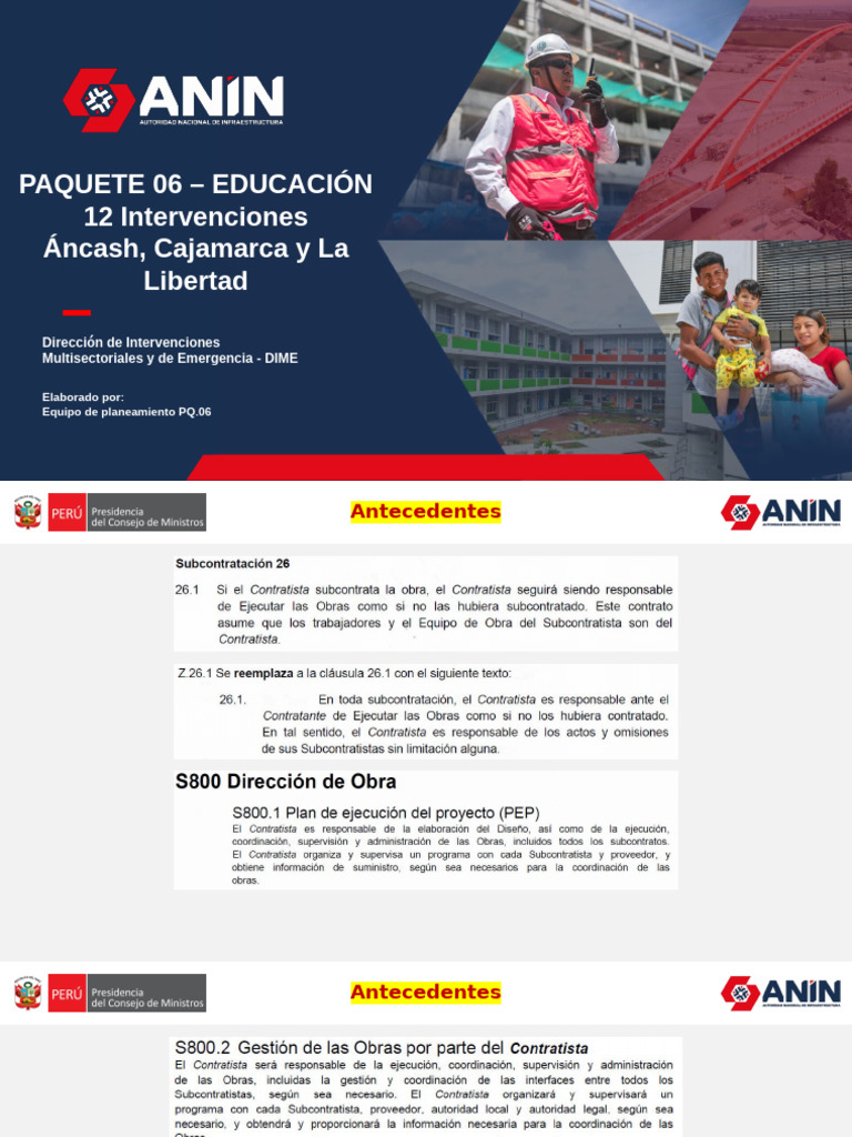 Presentación Modelo Anin PQ.06 Educación | PDF