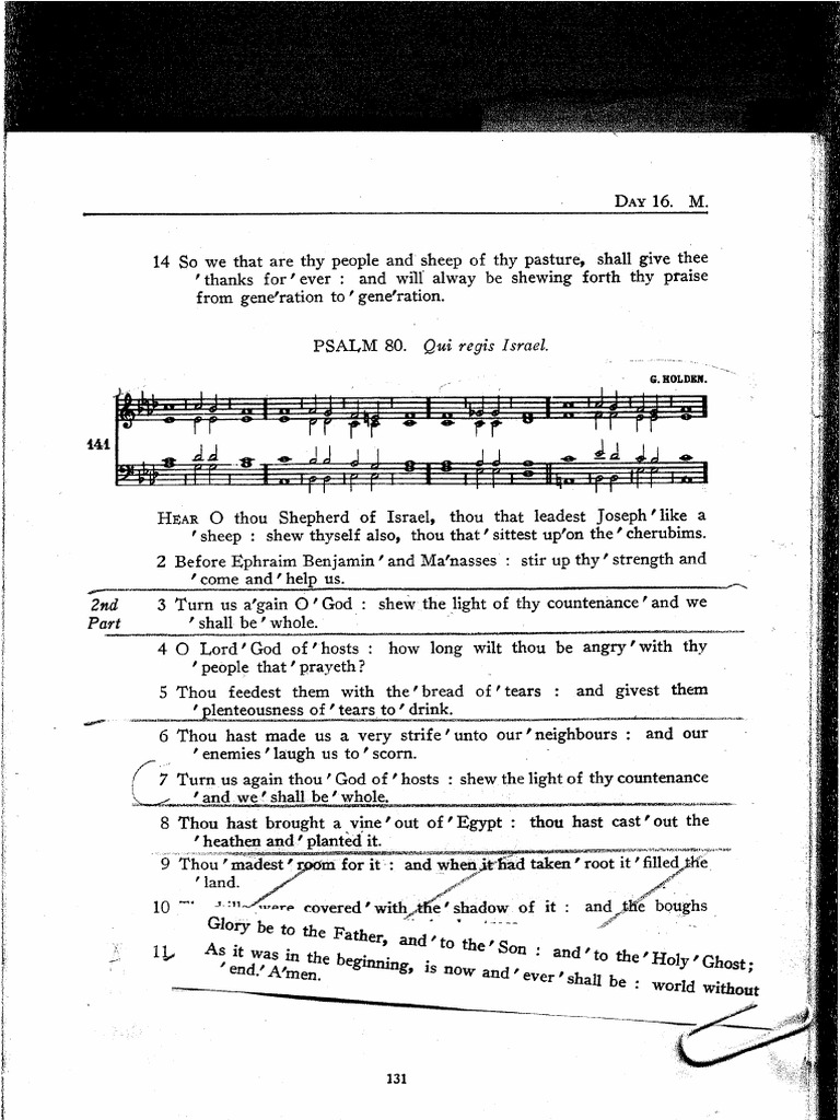 Psalm 80 (1-8) | PDF