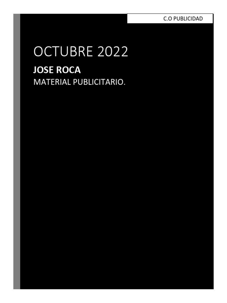 Presupuesto Jose Roca 2022 | PDF