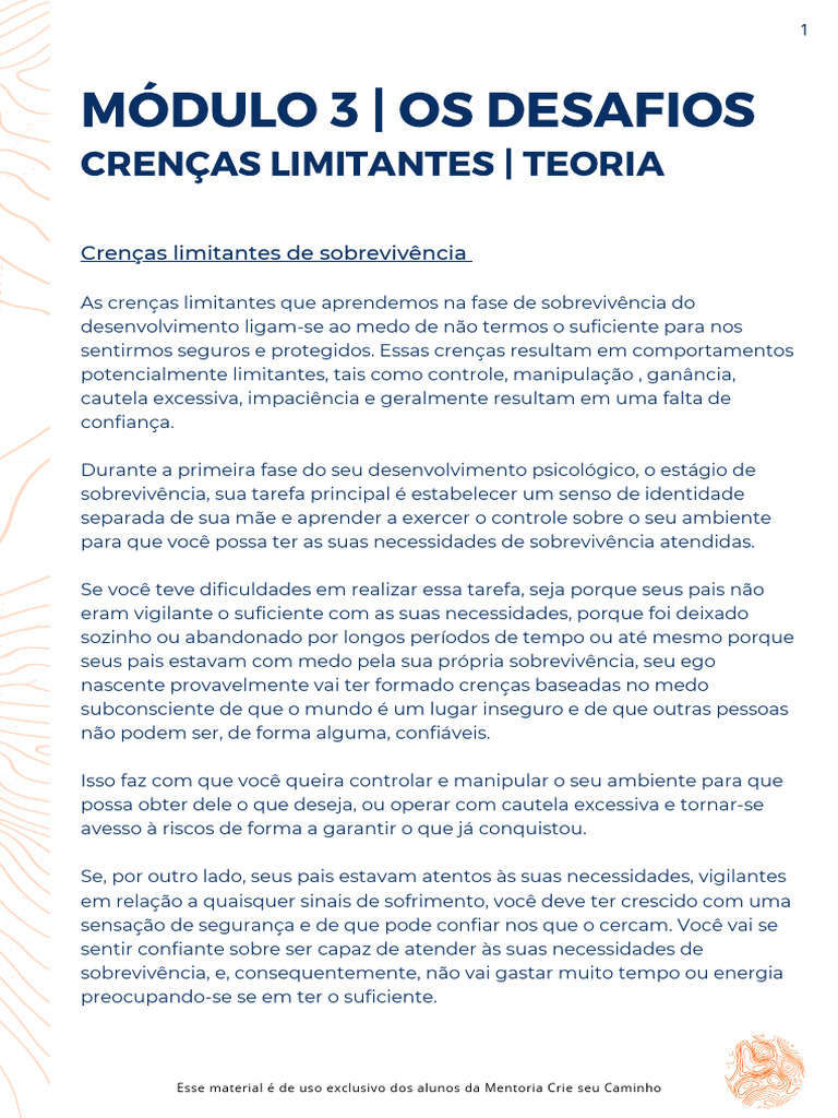Crenc As Teoria | PDF
