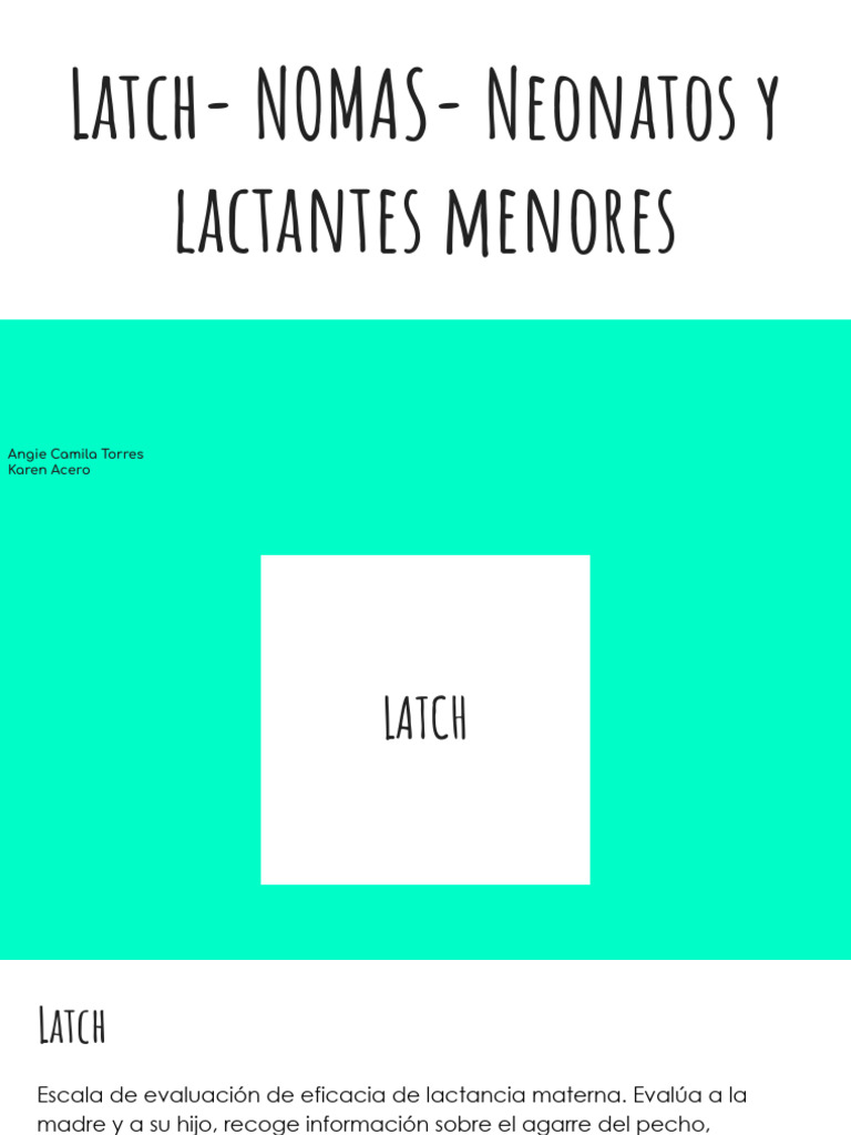 Escala De Latch