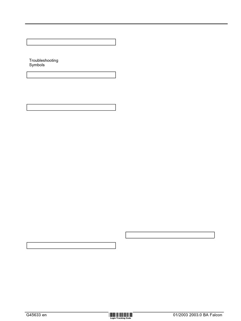 BA Falcon Wiring Diagrams | PDF