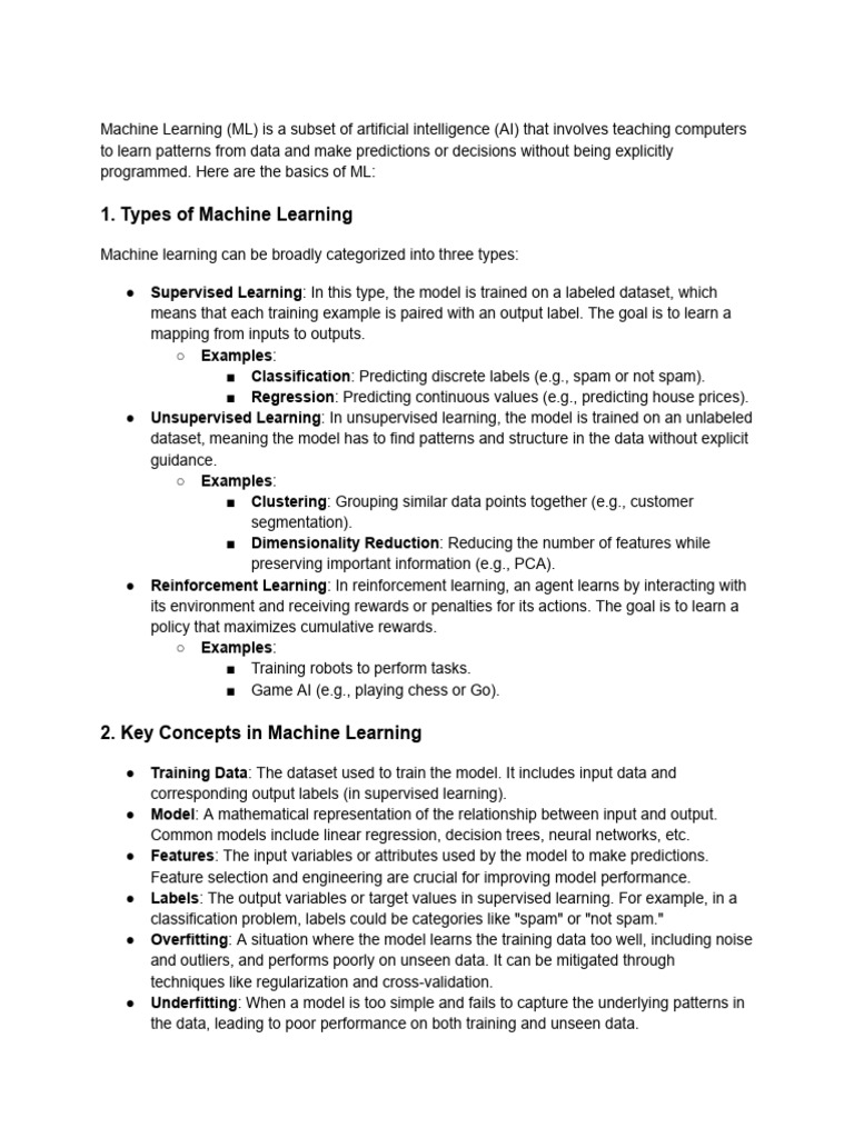 Ml basics pdf
