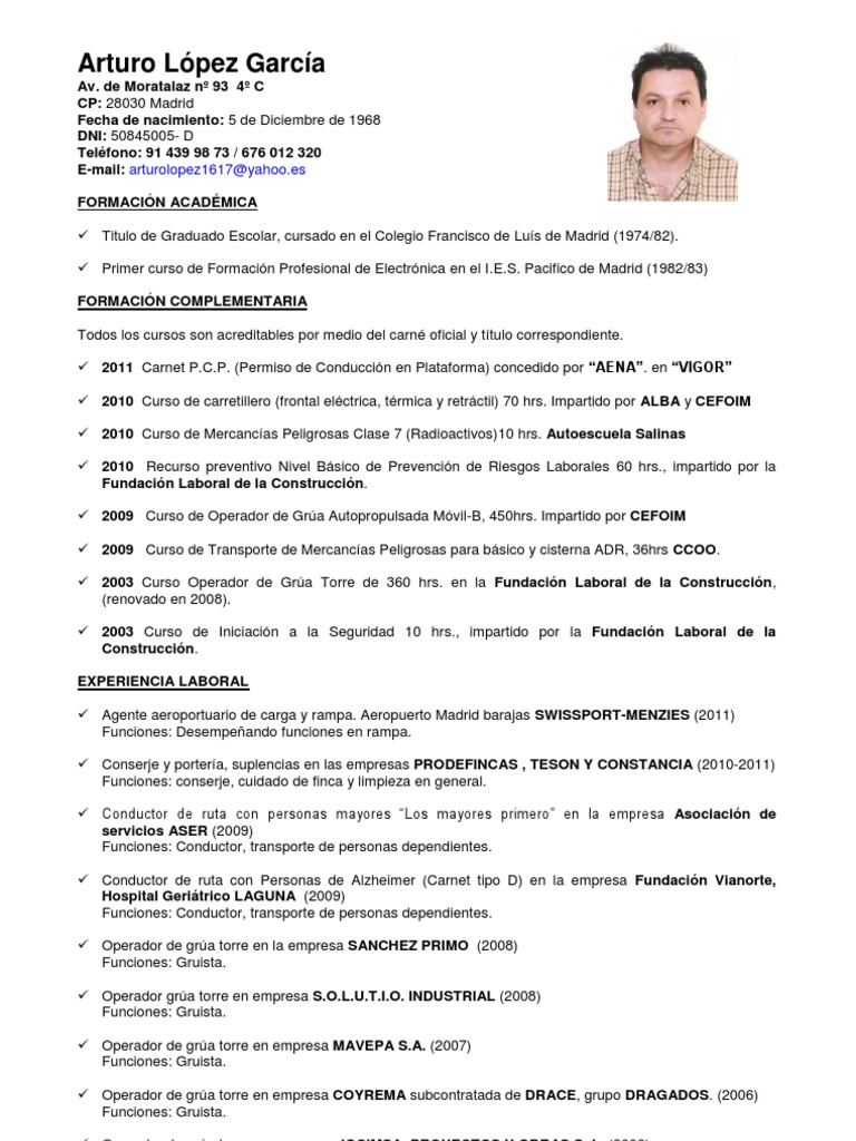 Cv Noviembre 2011 Pdf Industrias Transporte