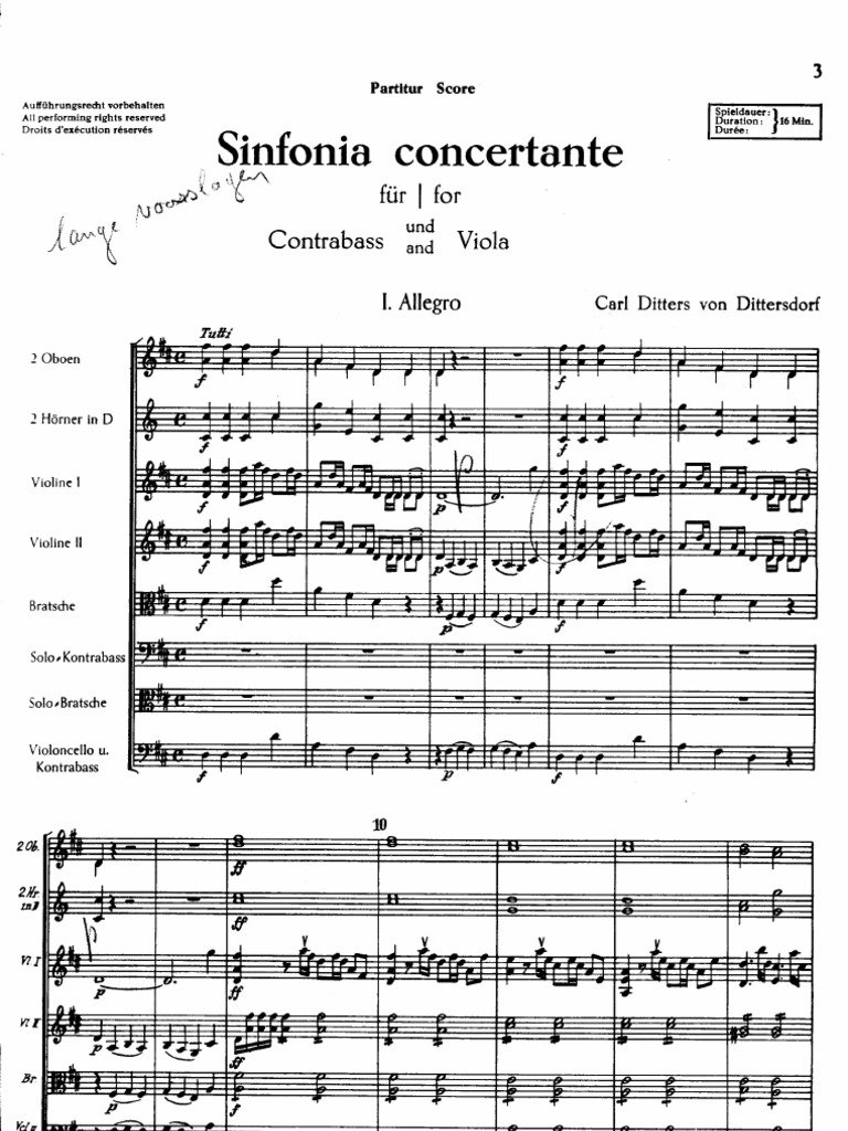 Sinfonia Concertante Dittersdorf Pdf Viewer