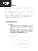 Adm. Direta e Indireta