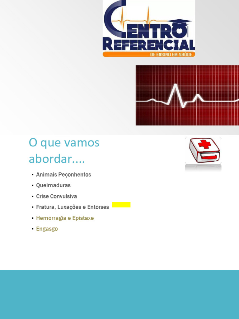 Primeiros Socorros: Luxações e Entorses | PDF | Especialidades médicas ...