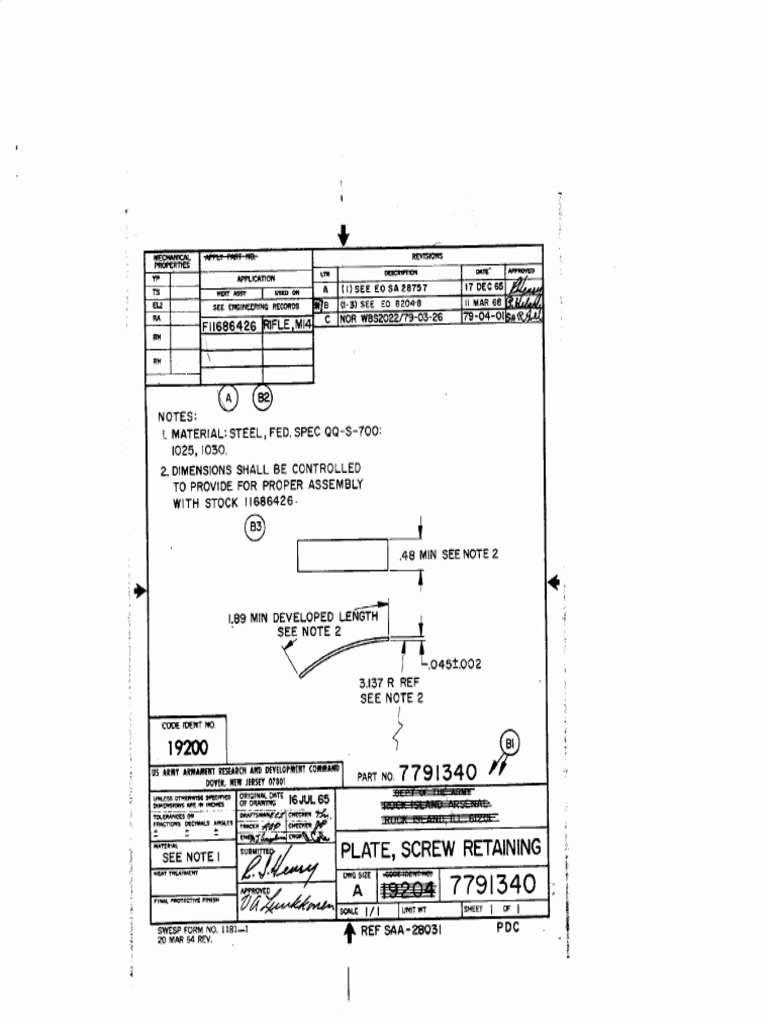 DWG 7791340 Screw Plate | PDF