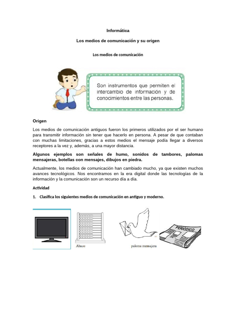 Informática Grado Tercero | PDF