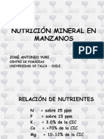 Seminario Nutrición Mineral en Manzanos