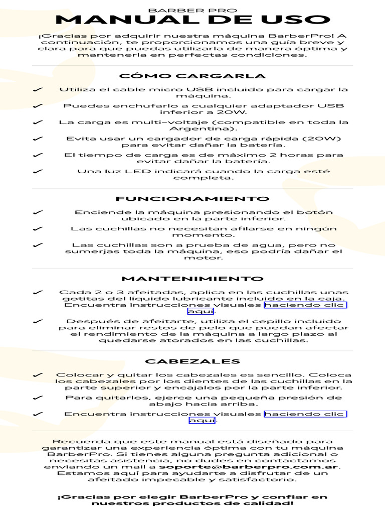 Manual de Uso - BarberPro | PDF