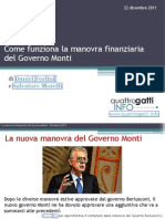 La manovra del governo Monti | Quattrogatti.info