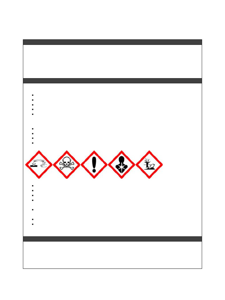 Safety Data Sheet Phenol | PDF