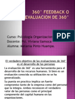 360° FEEDBACK O EVALUACION DE 360° Trabajo Terminado