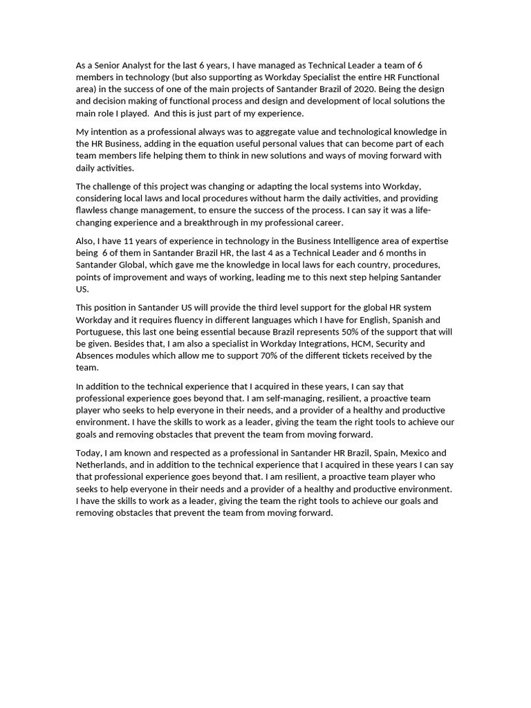 Professional Experience | PDF