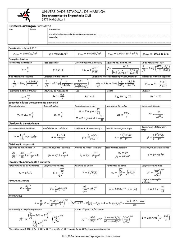 Formulario 1 | PDF