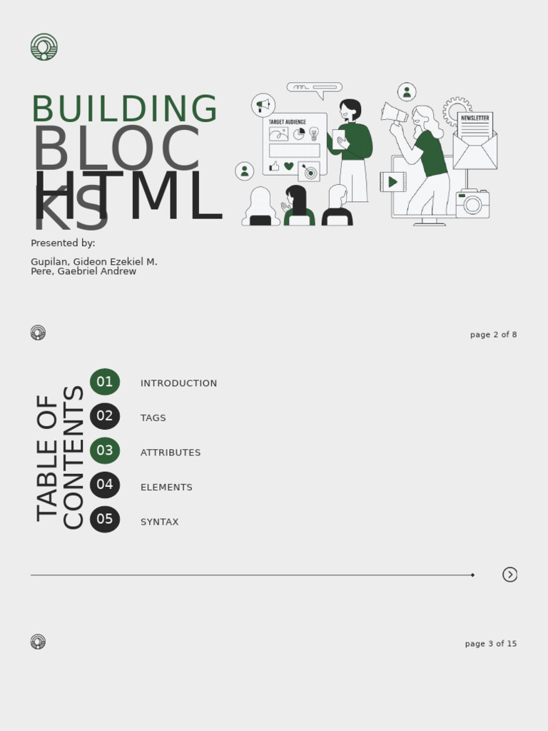 Building Blocks of HTML | PDF