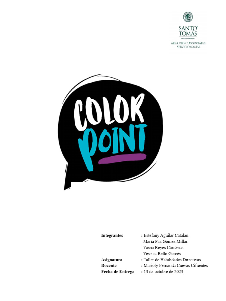 Emprendimiento color point pdf