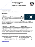 Watch Log 12-21-11 Night