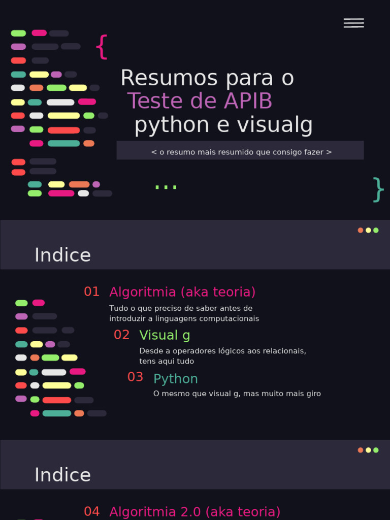 Resumos Teste APIB | PDF