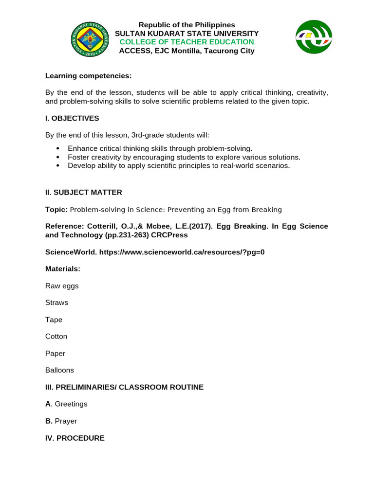MTB Mle Lesson Plan | PDF
