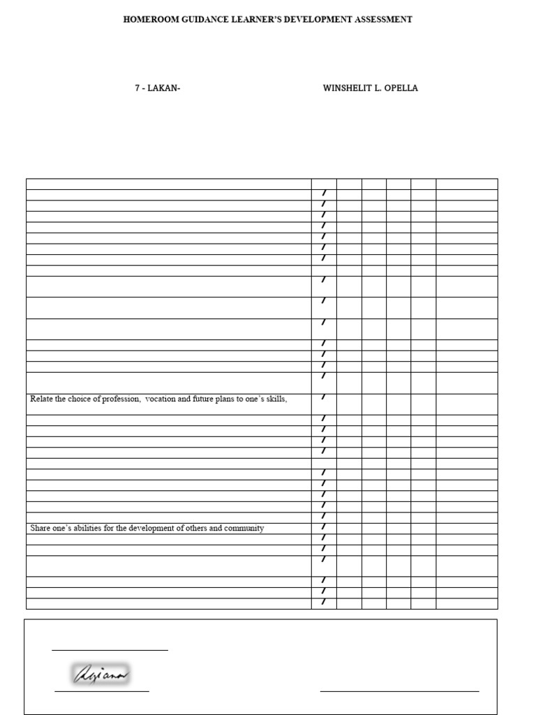 Homeroom Guidance | PDF
