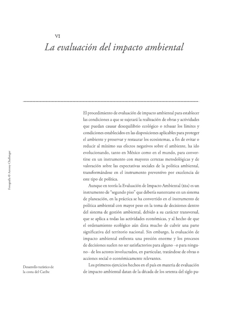 Evaluación de Impacto Ambiental | PDF