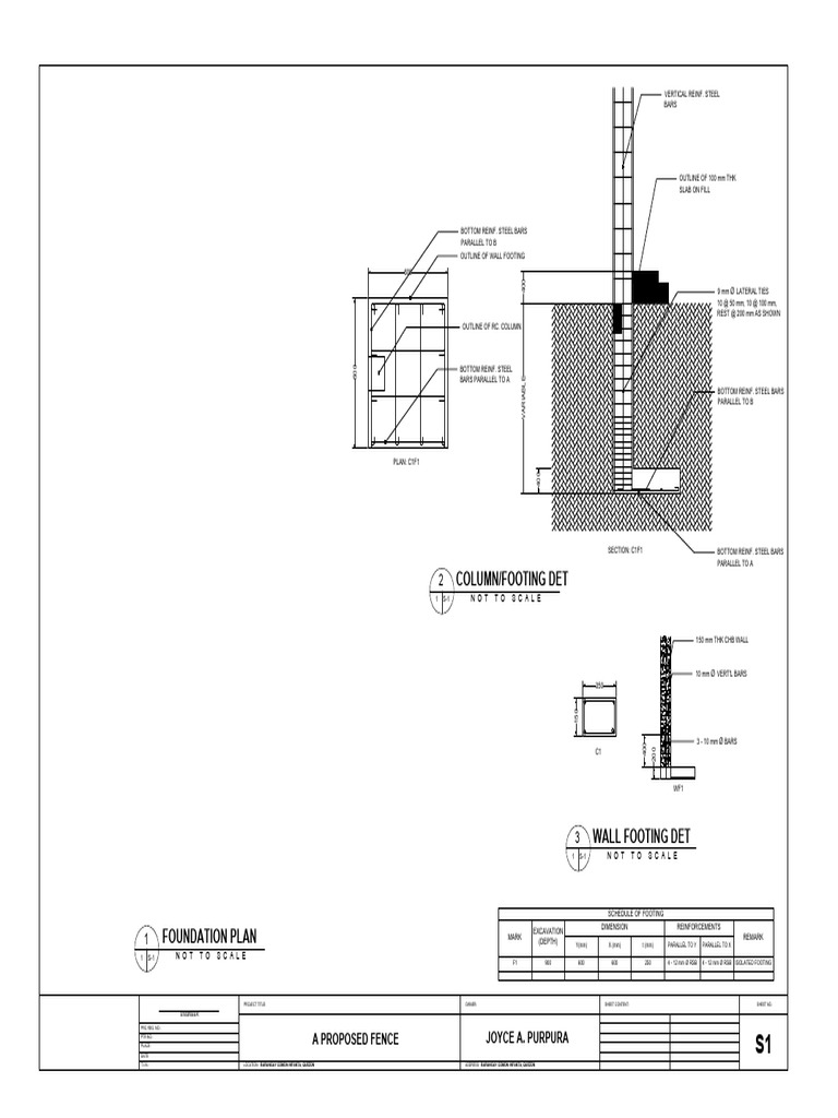 Fencing Plan | PDF